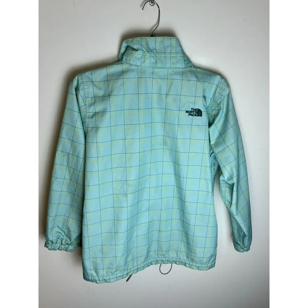 The North Face GIRLS 14-16 Hyvent Ski Jacket AQUA YELLOW NO‎ LINER